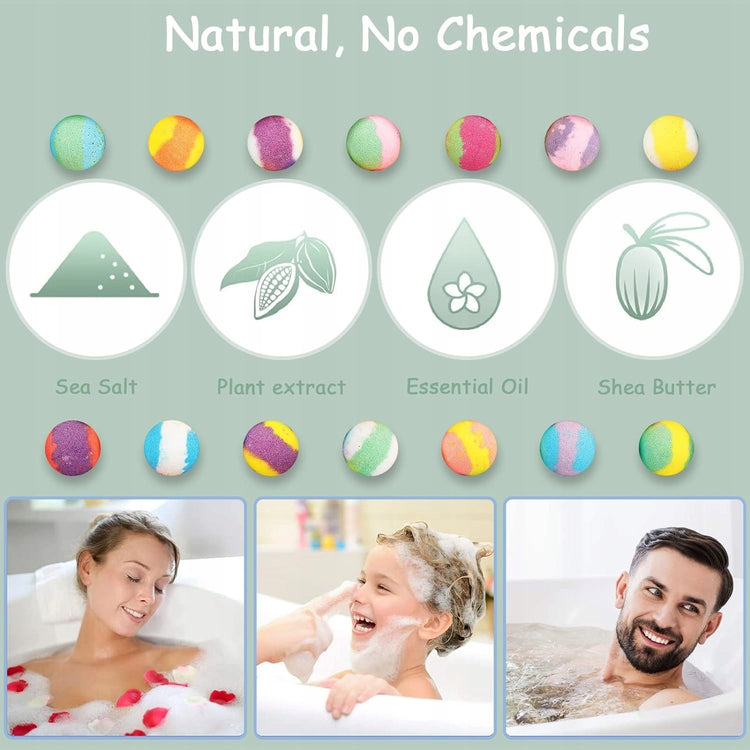 SPA vonios burbulų rinkinys, 14 vnt. – nuotrauka 2