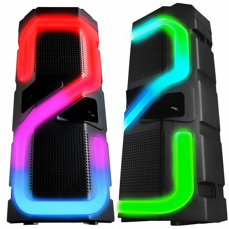 Nešiojama kolonėlė „PartyTech Bazooka LED“ – nuotrauka 2