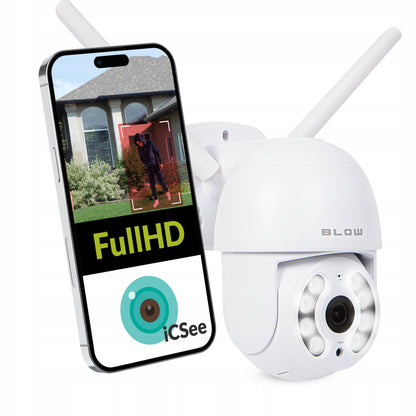 OUTDOOR ROTATING CAMERA BLOW WIFI IP 2MP FullHD AUDIO IP66 ICSEE SMART