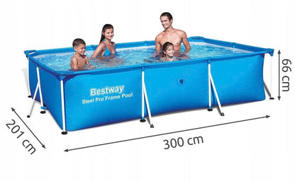 Stačiakampis baseinas Bestway 300 x 201 cm 20in1 rinkinys