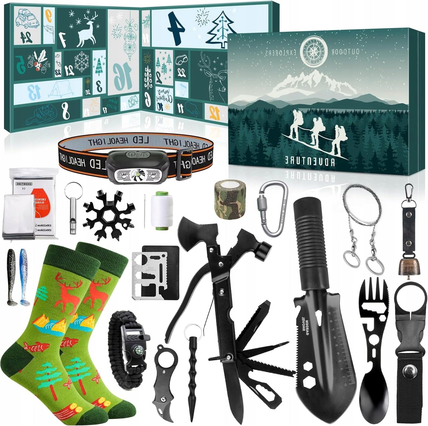 Vyrų advento kalendorius – keliautojams, kalnų ir gamtos mėgėjams 2025