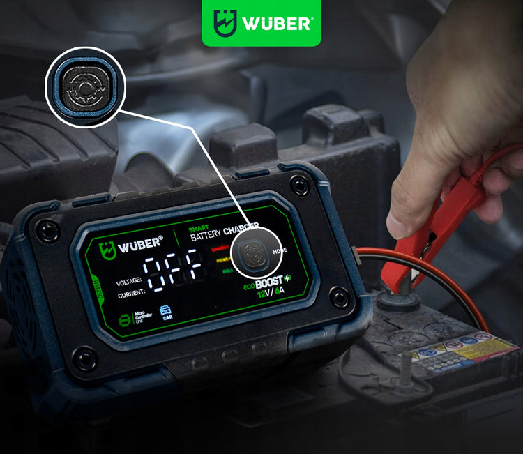 Akumuliatoriaus įkroviklis „Wuber“, 12 V, 6 A – nuotrauka 8