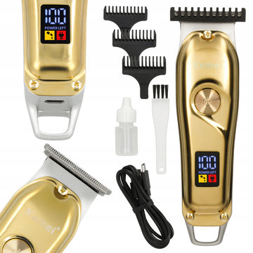 Plaukų ir barzdos kirpimo trimeris Kemei Barber USB KM-427