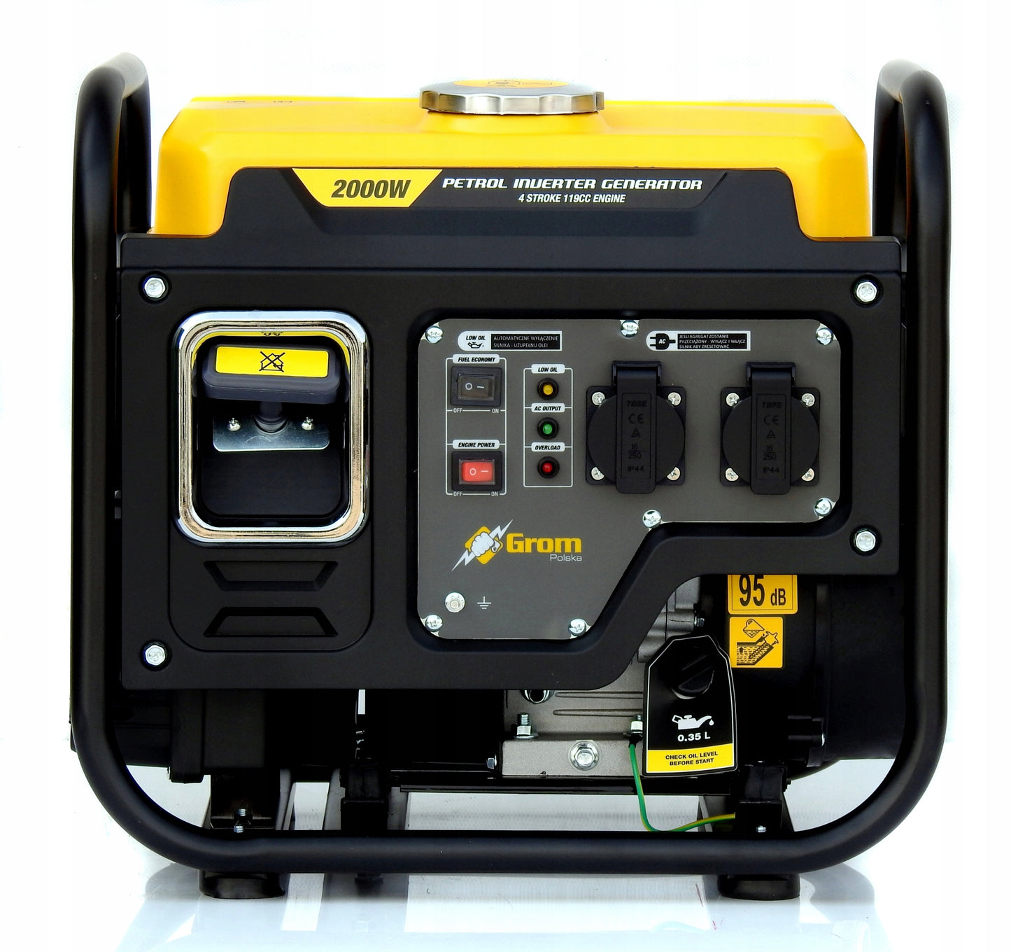 Inverterinis benzininis elektros generatorius 2100 W GROM Polska A17