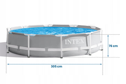 Apvalus baseinas su metaliniu rėmu Intex 305 x 305 cm