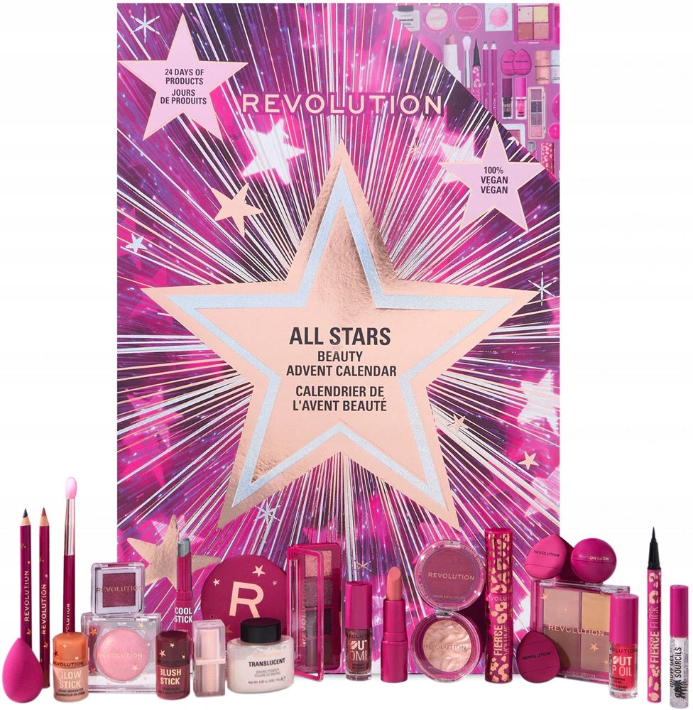 Kosmetikos Adventoto rinkinys moterims 2025 - MAKEUP REVOLUTION Advent Calendar All Sta