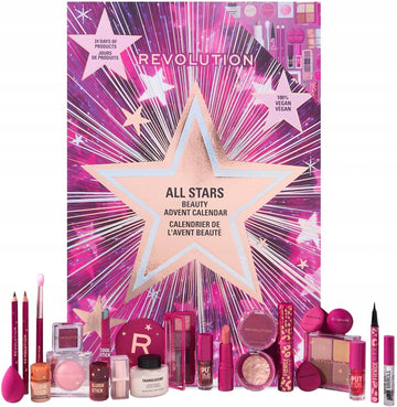 Kosmetikos Adventoto rinkinys moterims 2025 - MAKEUP REVOLUTION Advent Calendar All Sta