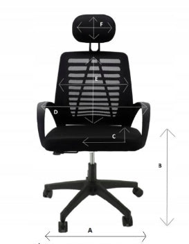 Besisukanti ergonominė biuro kėdė Micro Grid Ergonomic Black