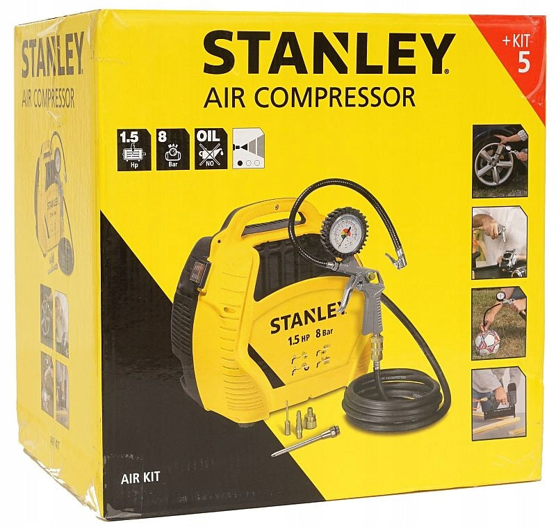 Kompresorius STANLEY AIR KIT 1,5 AG - 8 bar