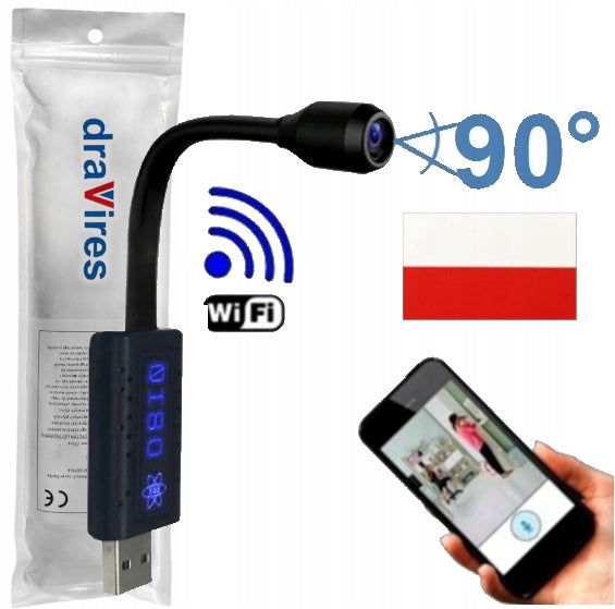 Mini Wi-Fi kamera „DraVires K20“