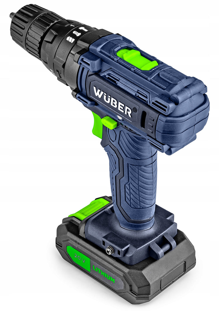Gręžtuvas-suktuvas „Wuber“, 20 V, 2 akum. – nuotrauka 3