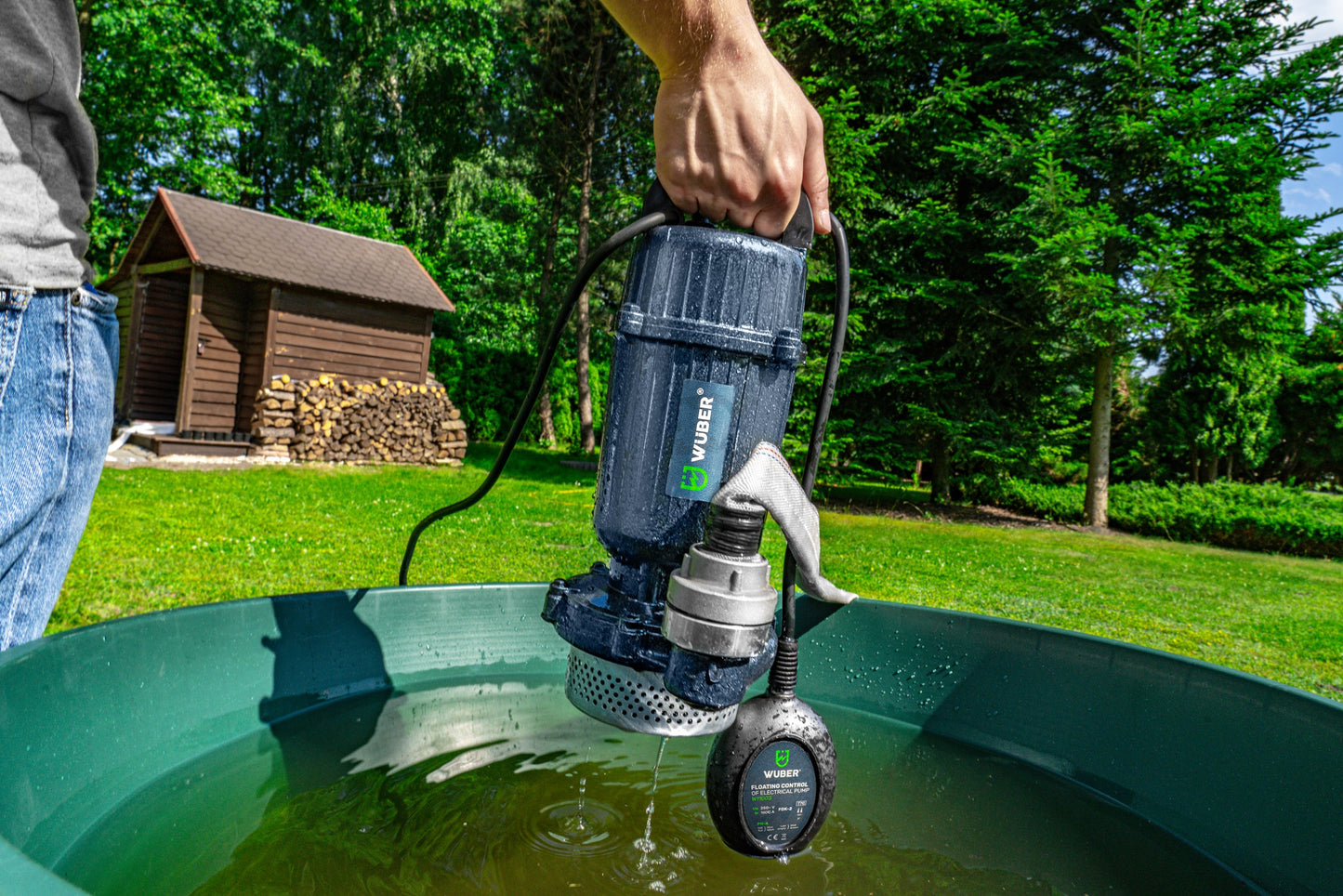 Panardinamas siurblys su plūdine valdymo sistema – WUBER 2,1 kW 250 l/min