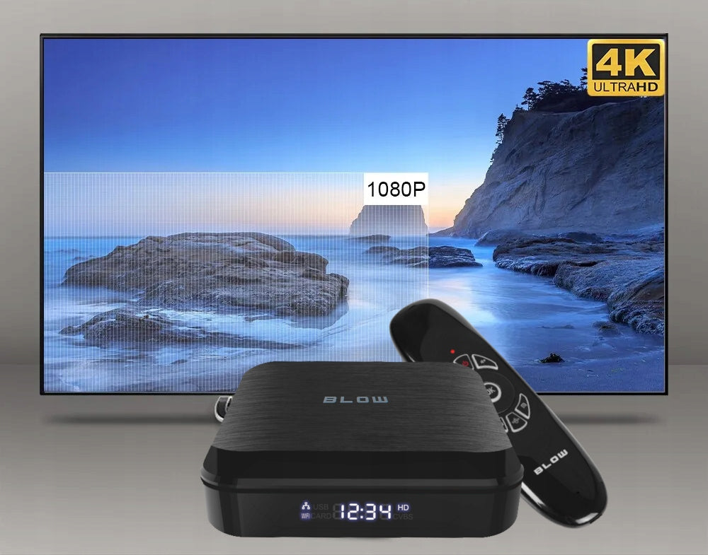 Išmanusis TV dėžutė „Smart Box Android 12“ – 4K kokybės transliacijoms