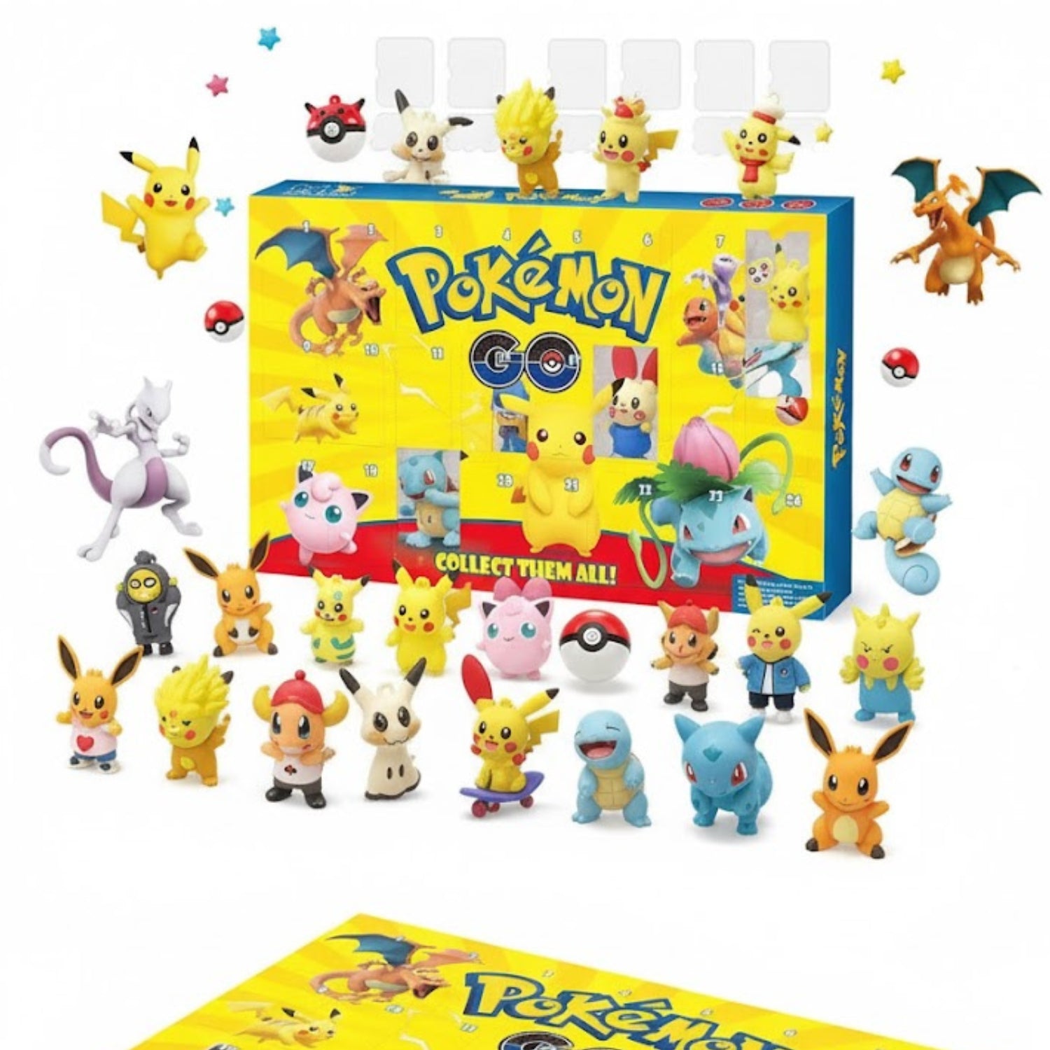 Pokémon advento kalendorius – 24 figūrėlės | Riboto leidimo kolekcinis rinkinys