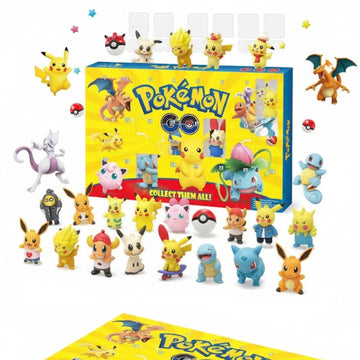 Pokémon advento kalendorius – 24 figūrėlės | Riboto leidimo kolekcinis rinkinys