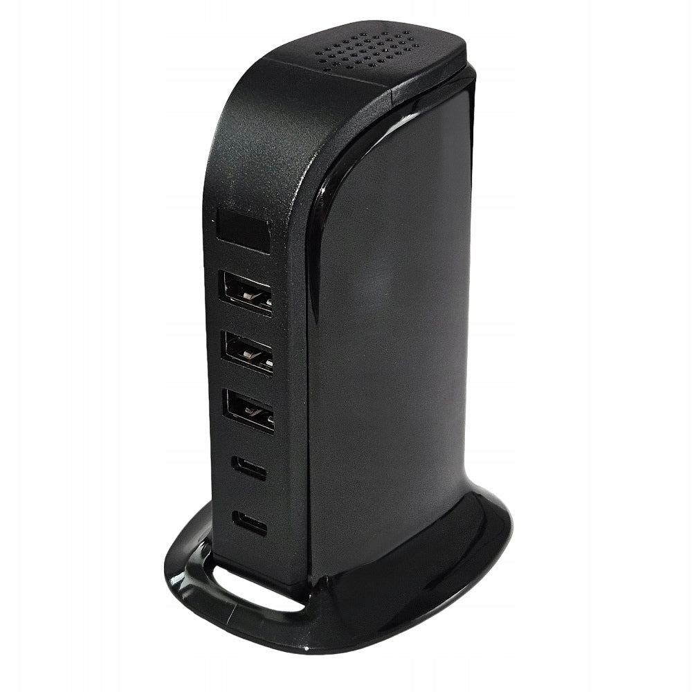 Paslėpta Šnipinėjimo Kamera Įkroviklyje su 3xUSB ir 2xType-C Portais - Full HD WiFi
