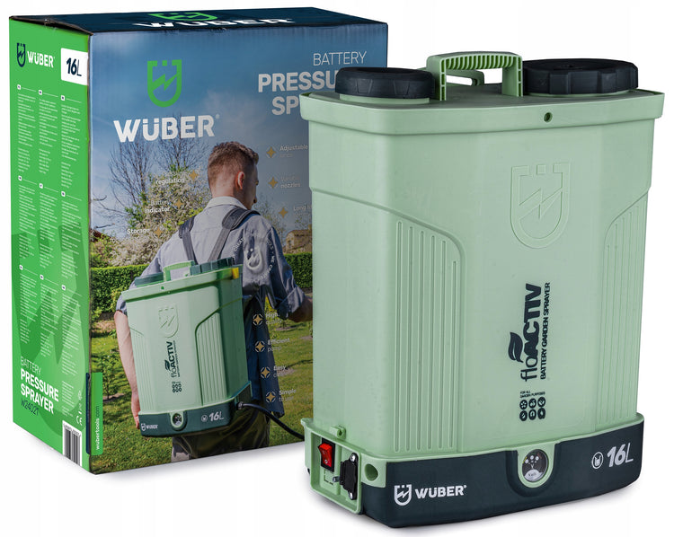 Akumuliatorinis sodo purkštuvas „Wuber“, 16 l – nuotrauka 1