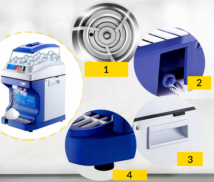 Ledo smulkintuvas „Xtech SICB-S1“ – nuotrauka 6