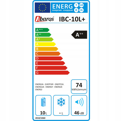 Kelioninis, mašininis nešiojamas šaldytuvas AbarQs IBC-10L