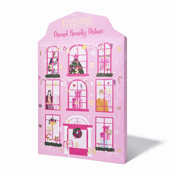 Advento kalendorius Eveline Cosmetics 2025 – grožio ir makiažo rinkinys (24 staigmenos)