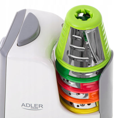 Elektrinė daržovių pjaustyklė / tarka Adler 5in1 – 150W galia