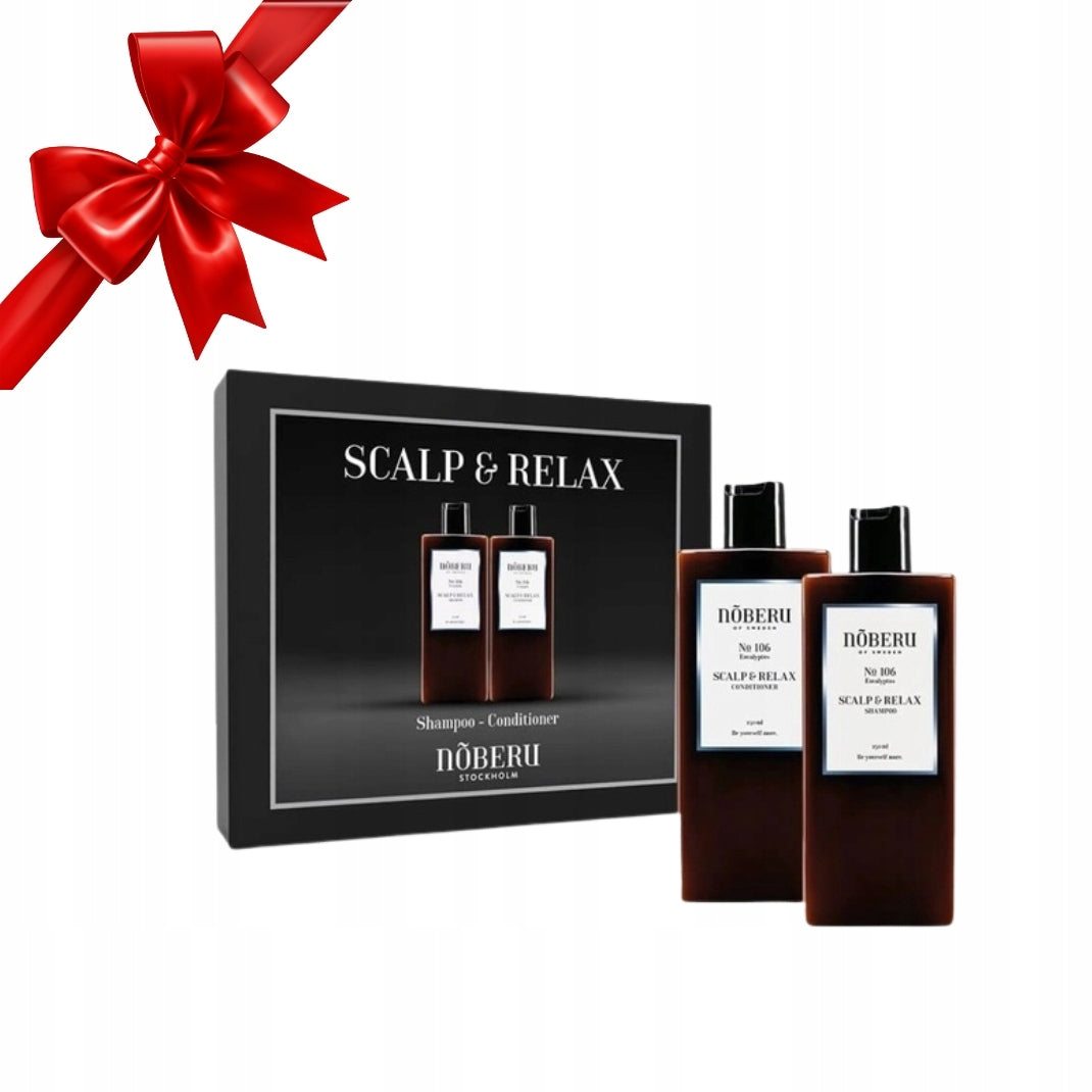 Rinkinys jautriai galvos odai Noberu – kalėdinė dovana „Scalp & Relax“