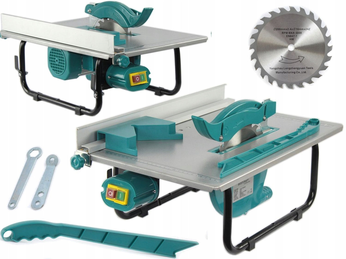 Stalinės medžio pjovimo staklės Kraft&Dele 1500W 16 mm 230V