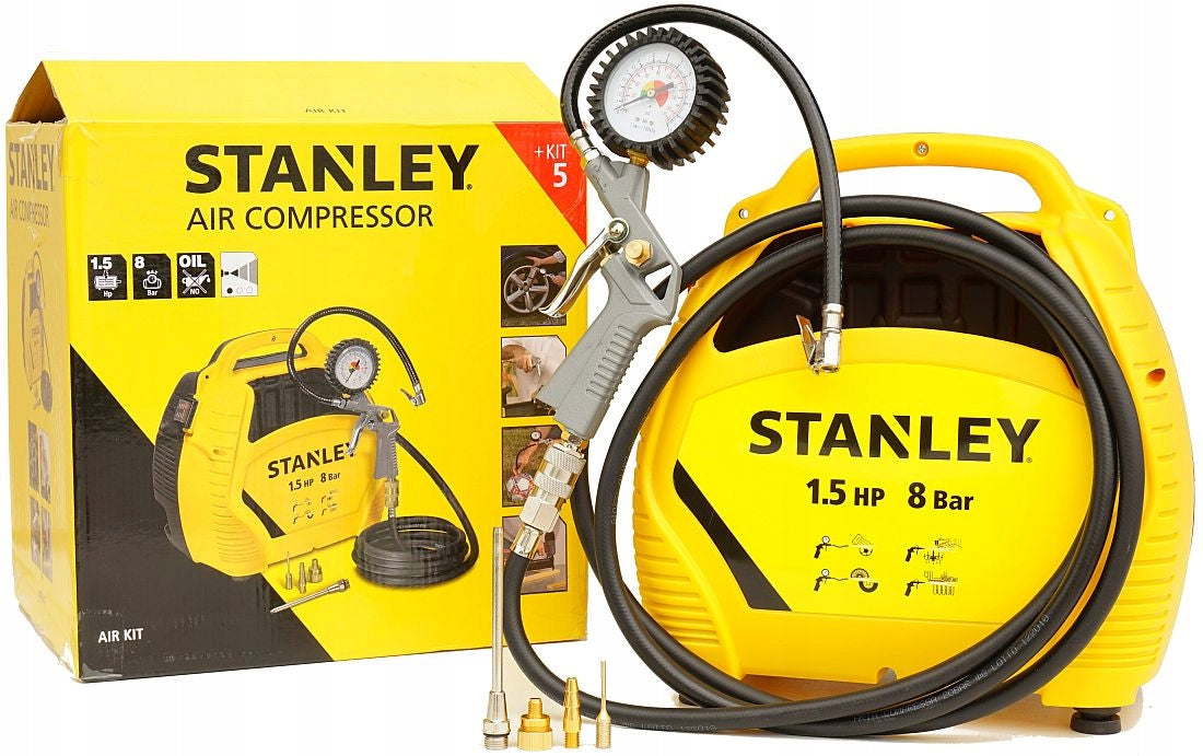 Kompresorius STANLEY AIR KIT 1,5 AG - 8 bar