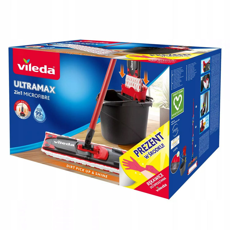Grindų valymo rinkinys „Vileda Ultramax“, 2 viename – nuotrauka 9