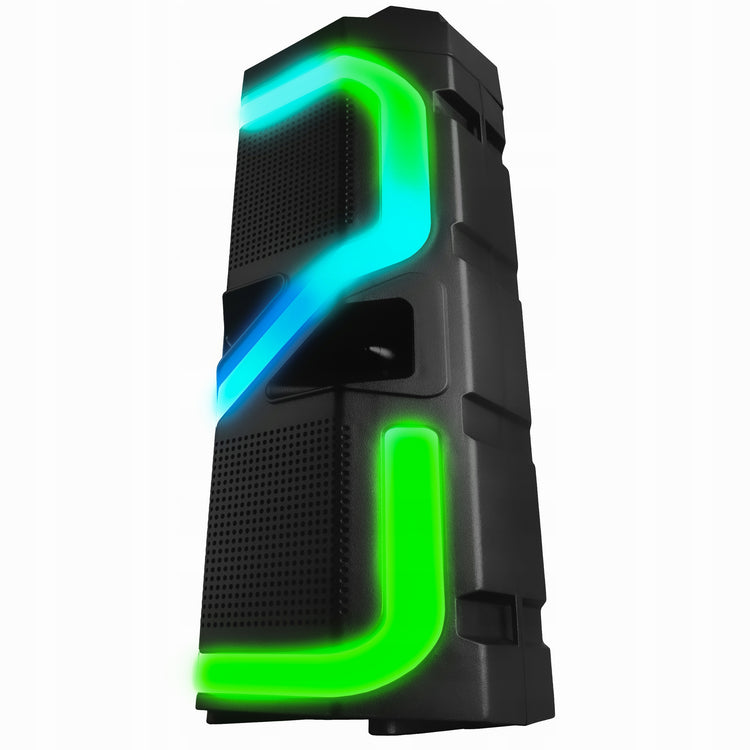 Nešiojama kolonėlė „PartyTech Bazooka LED“ – nuotrauka 7