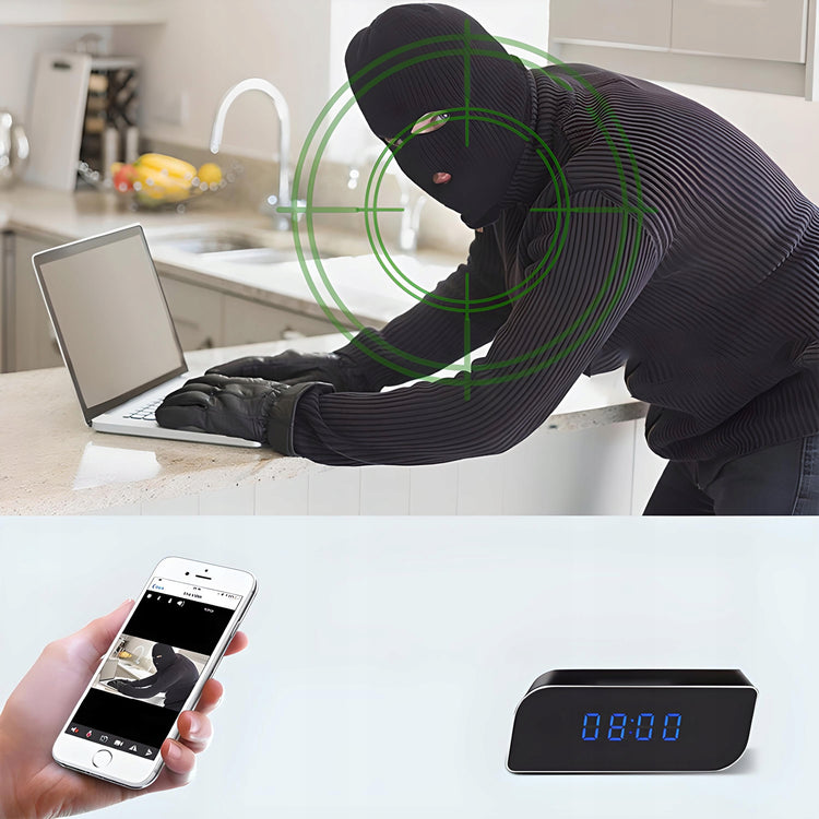 Laikrodis su integruota Wi-Fi kamera – nuotrauka 14