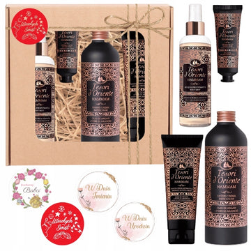Prabangus dovanų rinkinys moteriai Tesori d'Oriente Hammam – 4 dalys