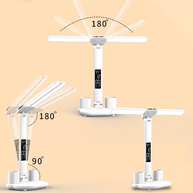 LED stalinė lempa su organizatoriumi ir LCD