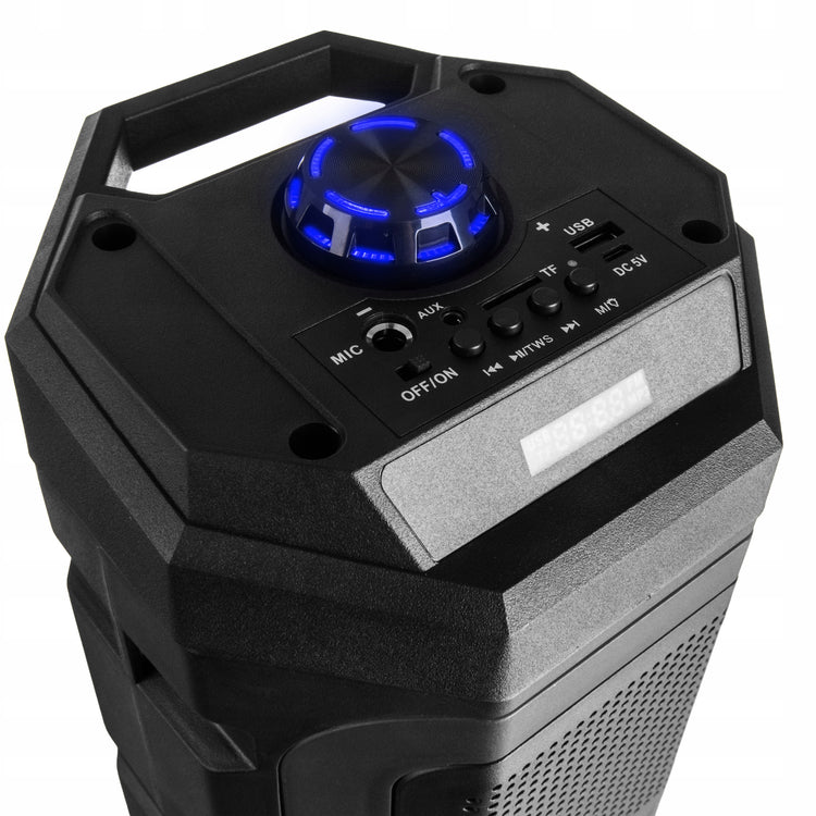 Nešiojama kolonėlė „PartyTech Bazooka LED“ – nuotrauka 4