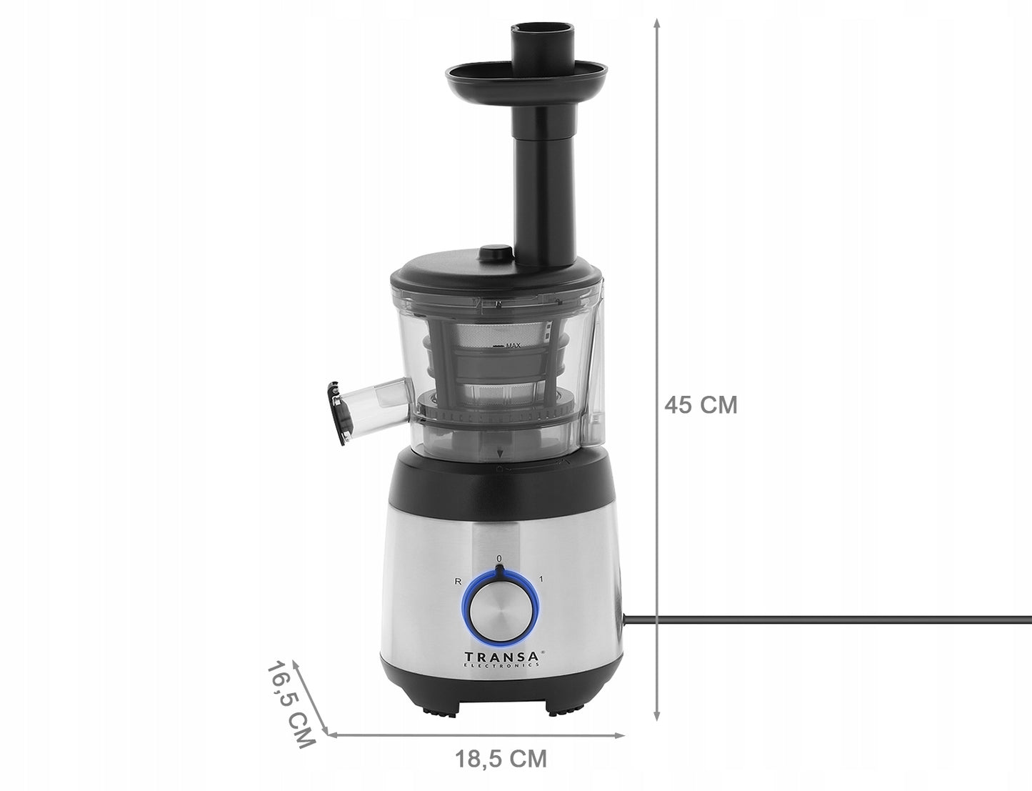 Lėtaeigė sulčiaspaudė Transa Electronics JuiceWell 400 W