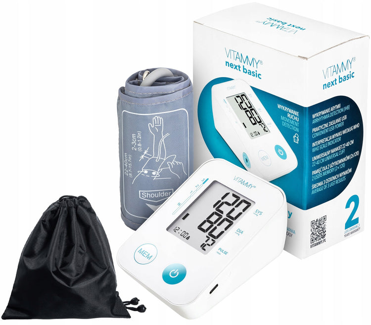Žastinis kraujospūdžio matuoklis „Vitammy Next Basic“ – nuotrauka 8