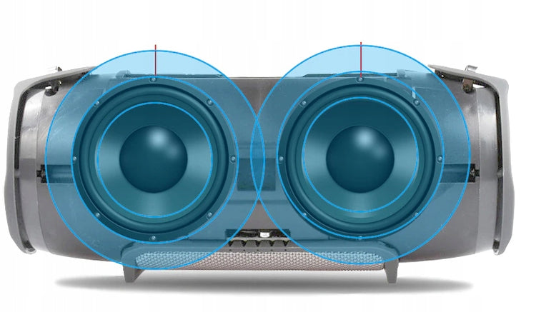 Nešiojama Bluetooth kolonėlė „Boombox“, 40 W – nuotrauka 2