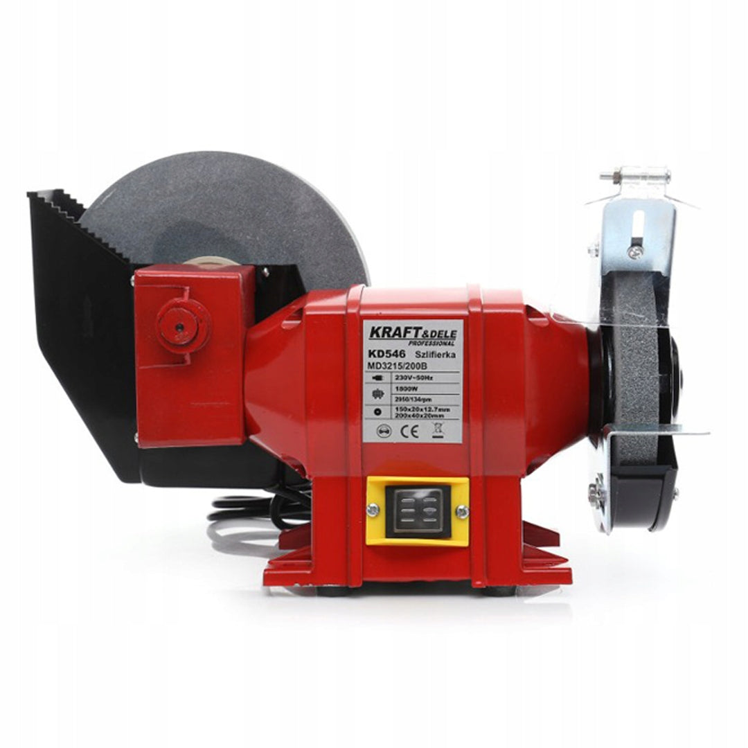 Daugiafunkcinis stalinis šlifuoklis 2x akmenys sausas/drėgnas 1800W 230V 2950RPM