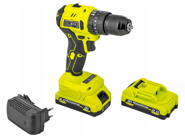 Smūginis gręžtuvas-suktuvas „Toolme TM030“, 2 akum. – nuotrauka 6