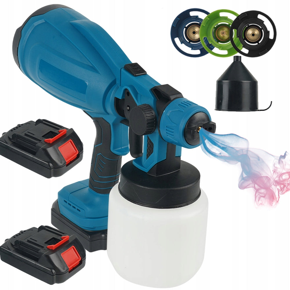 Belaidis elektrinis dažymo pistoletas – 1l talpa Bedee 18v
