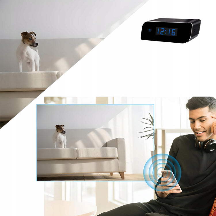 Laikrodis su integruota Wi-Fi kamera – nuotrauka 13