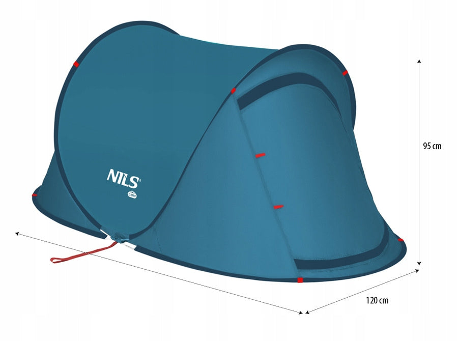 Palapinė Nils Camp NC3743 120 cm x 220 cm x 95 cm