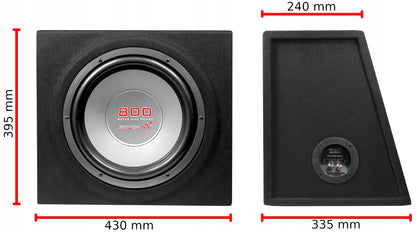 Žemo garso kolonėlė MAC AUDIO Bass Box Tuba Subwoofer 30cm 800W