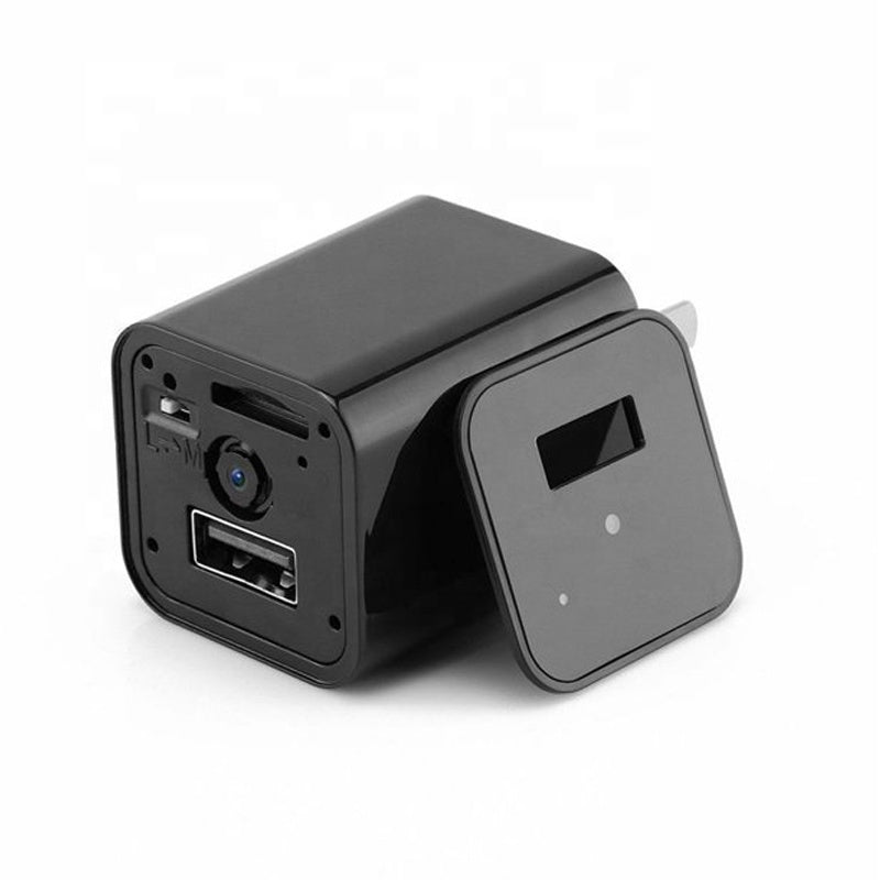 USB įkroviklis su paslėpta slapta kamera – mini stebėjimo prietaisas