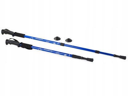 Šiaurietiškos ėjimo lazdos Nordic Walking 135 cm (mėlynos)