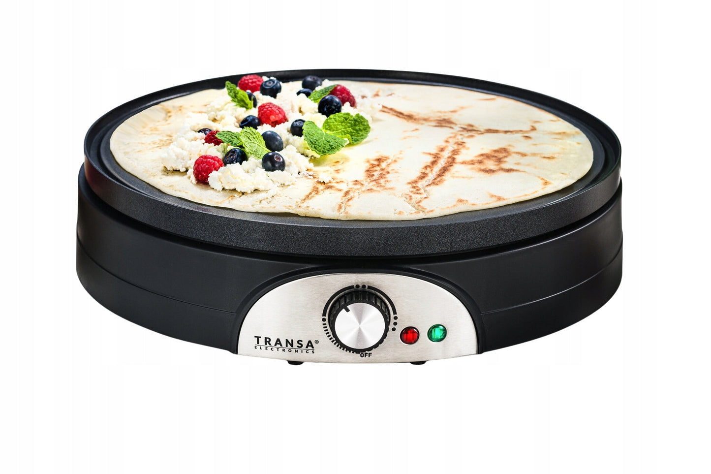 Didelė dvipusė blynų keptuvė 2in1 DualPancake XXXL Transa Electronics, 1500 W