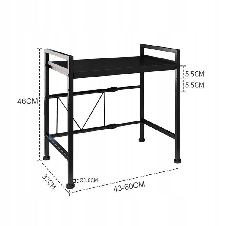 Reguliuojama virtuvės lentyna „Loft“, 43–60 cm – nuotrauka 2