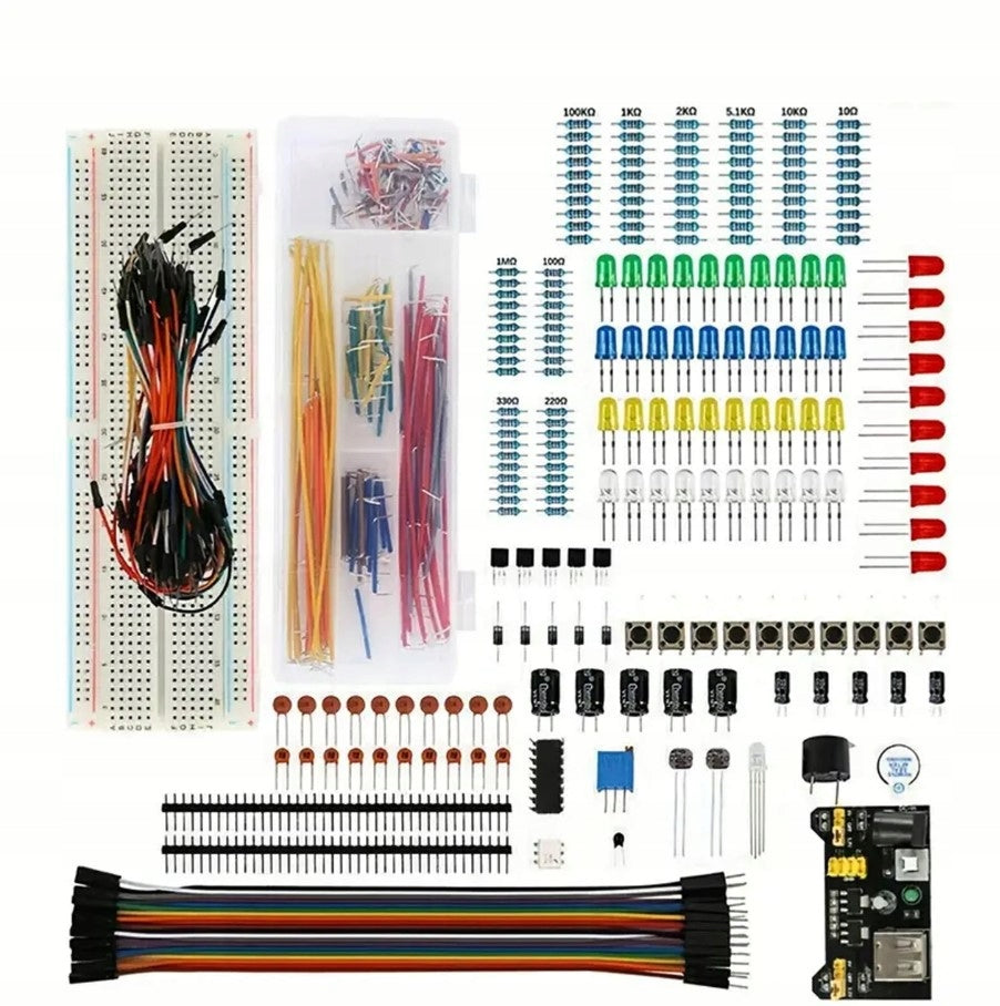 Arduino Uno R3 Starter Kit XXL – Elektronikos ir Programavimo Mokymosi Rinkinys su 370 Elementų