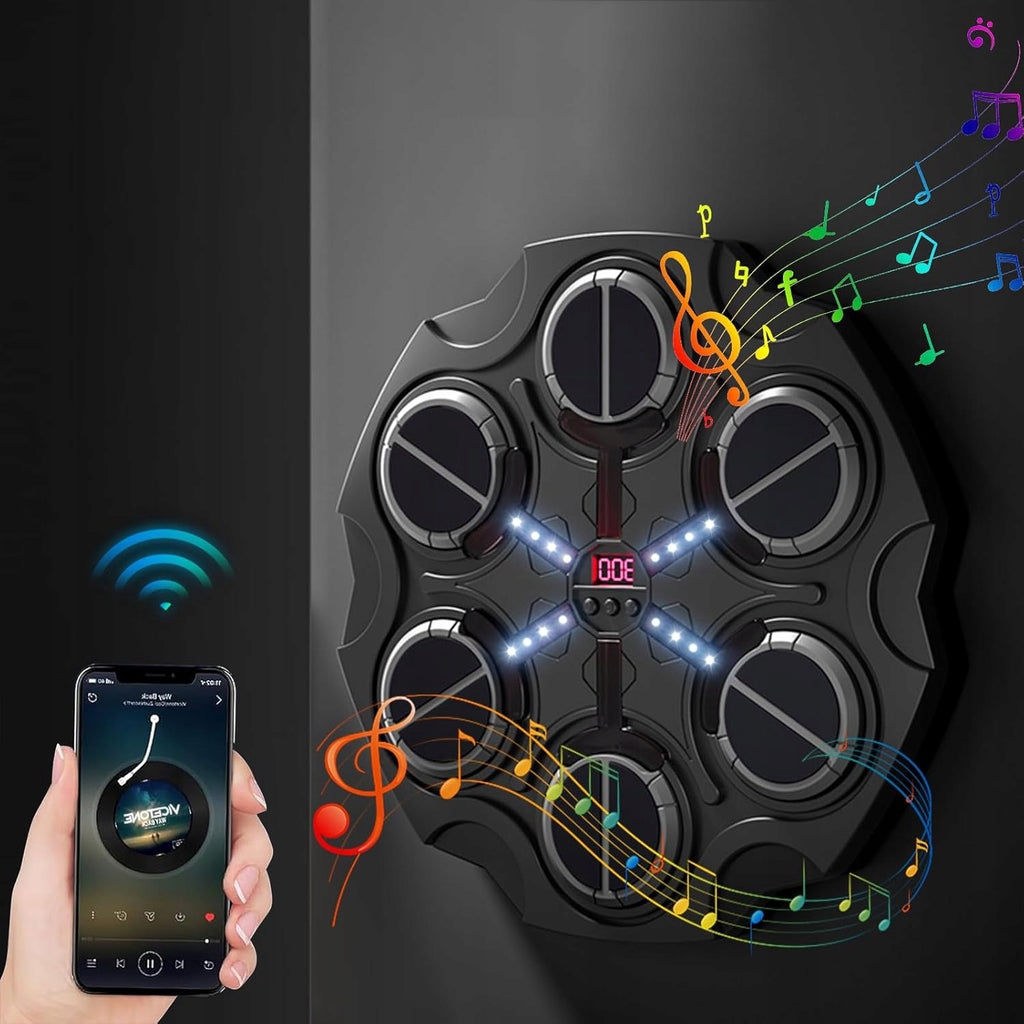 Interaktyvus bokso treniruočių žaidimas su Bluetooth ir apšvietimu