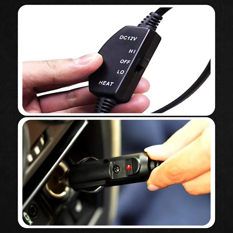 Šildomas automobilio sėdynės kilimėlis, 12 V – nuotrauka 5